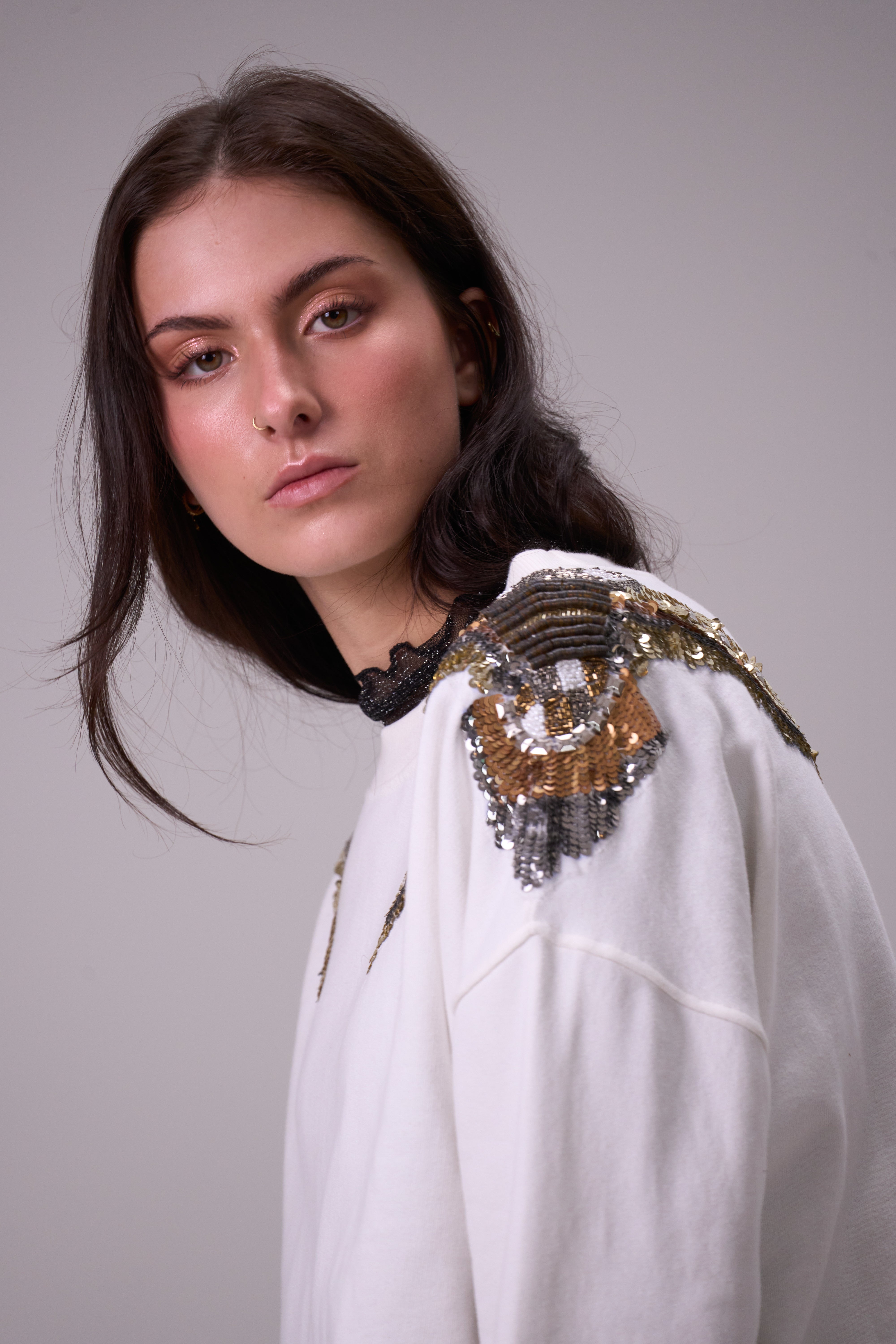 Sudadera Praga Blanca